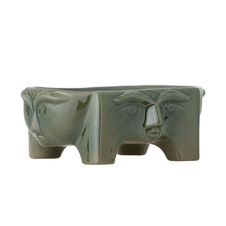 Bol Ceramic Verde Bloomingville - Imagine 3