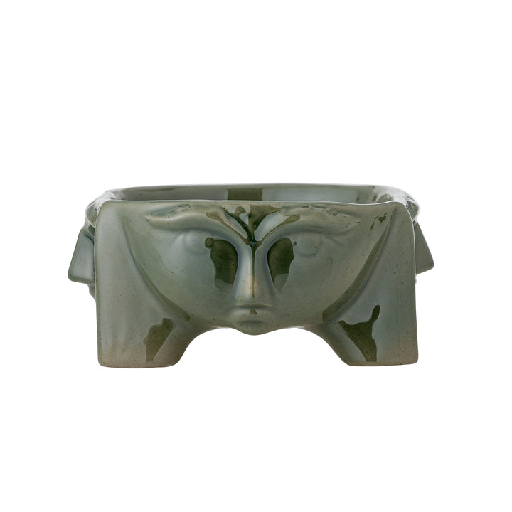 Bol Ceramic Verde Bloomingville - Imagine 4