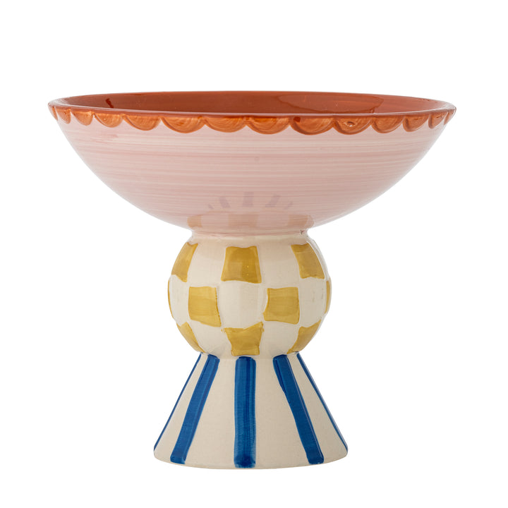 Bol Pedestal Ceramică Multicolor Bloomingville - Imagine 3