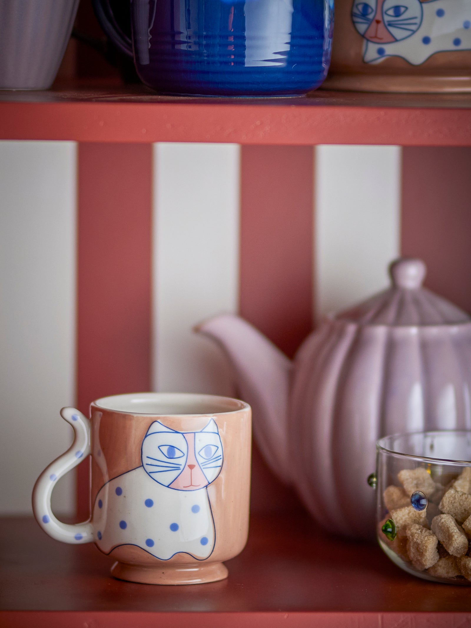 Set Căni Ceramice Multicolore Missy Bloomingville - Imagine 4