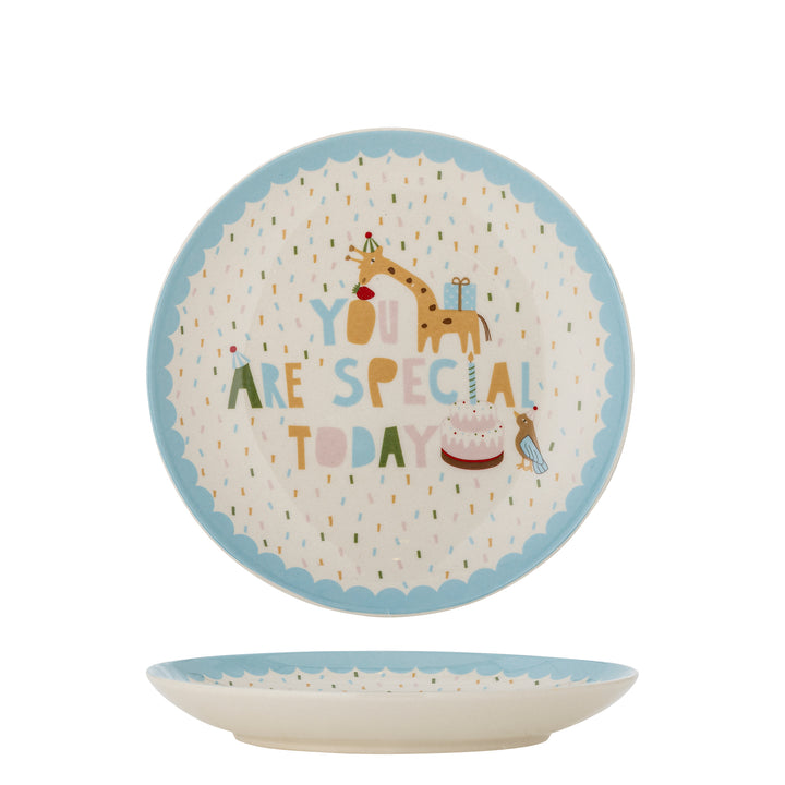 Farfurie Ceramică Albastră Decorativă Bloomingville - Imagine 1