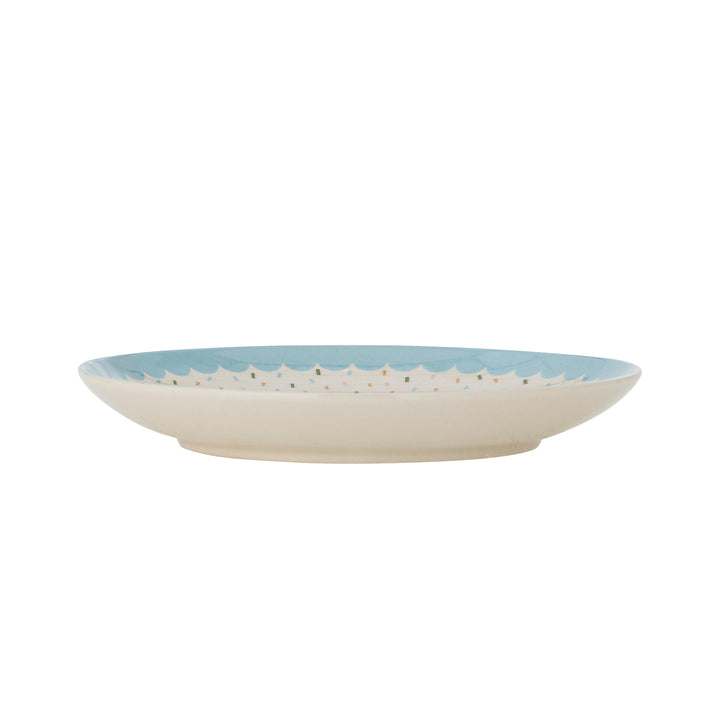 Farfurie Ceramică Albastră Decorativă Bloomingville - Imagine 2