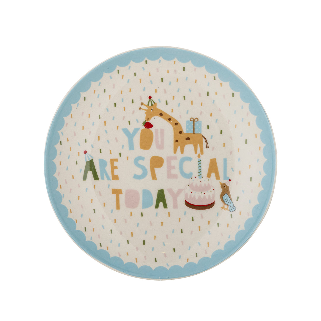 Farfurie Ceramică Albastră Decorativă Bloomingville - Imagine 3