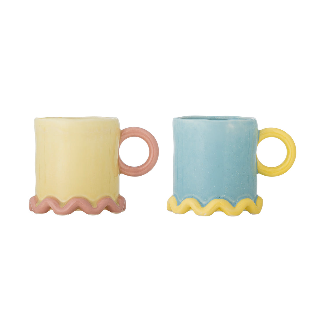Set Căni Ceramice Multicolore Bloomingville - Imagine 1