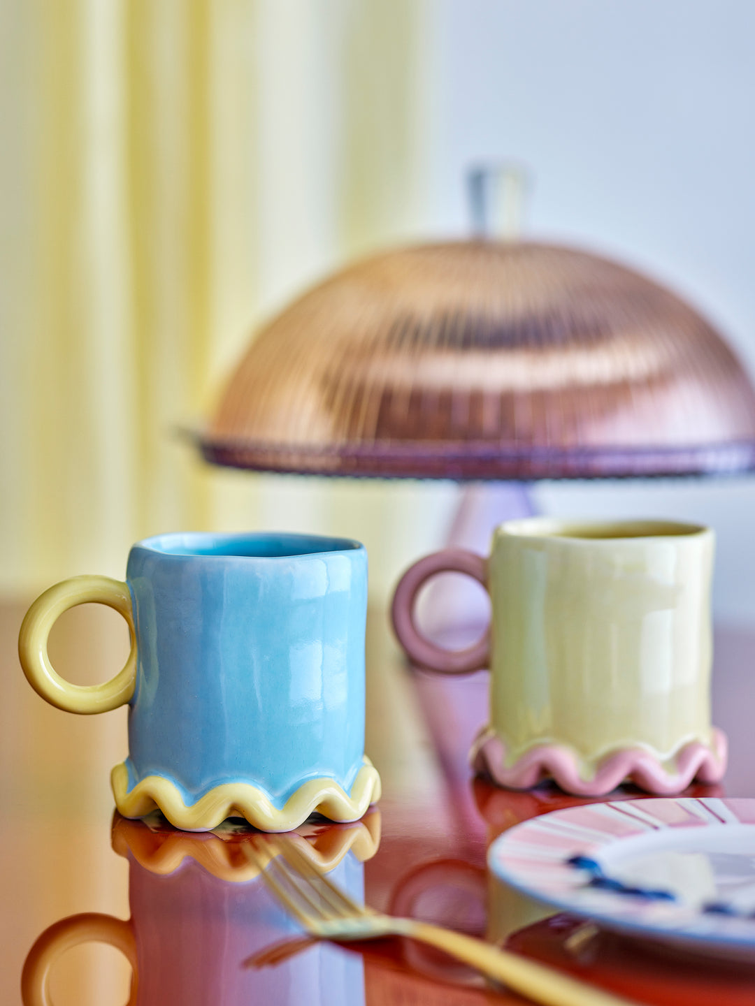 Set Căni Ceramice Multicolore Bloomingville - Imagine 3