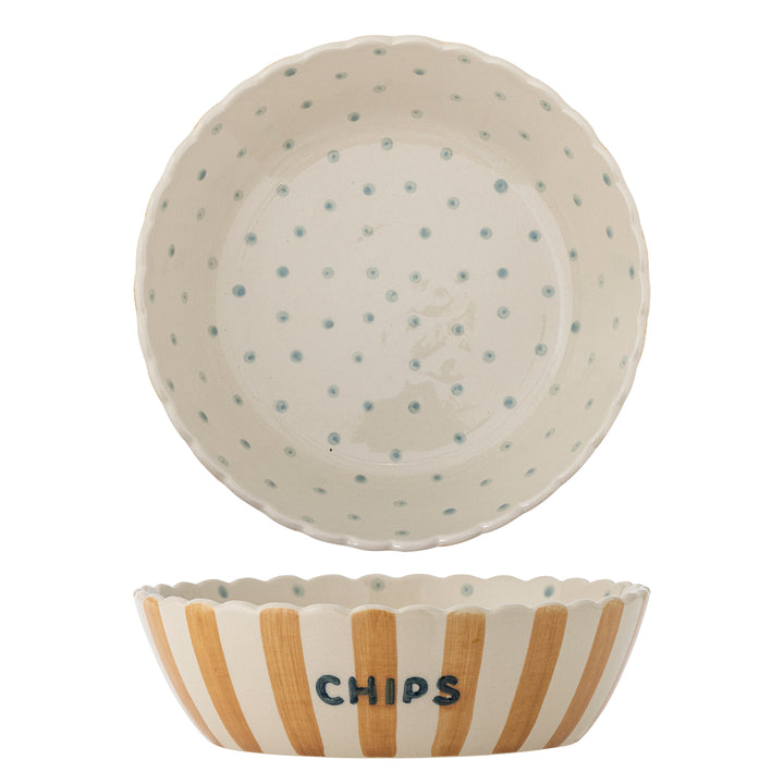 Bol Ceramică Multicoloră, Pictat Manual Bloomingville - Imagine 1