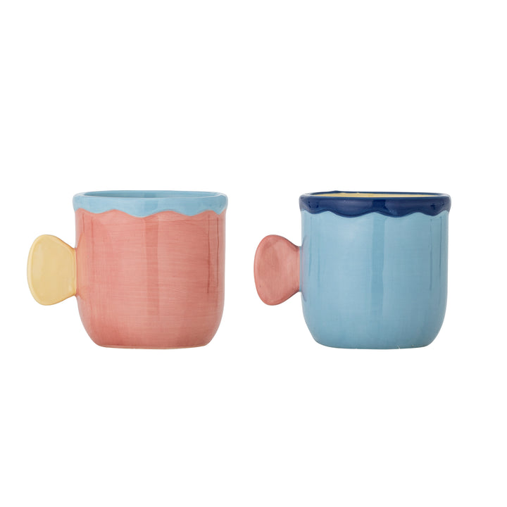 Set Căni Ceramice Multicolore Willy Bloomingville - Imagine 3