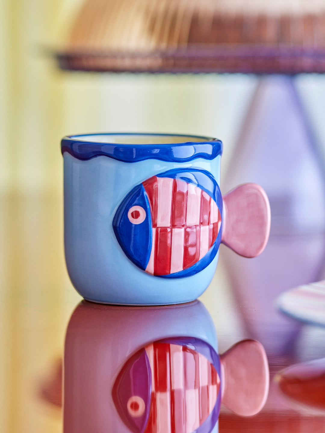 Set Căni Ceramice Multicolore Willy Bloomingville - Imagine 5