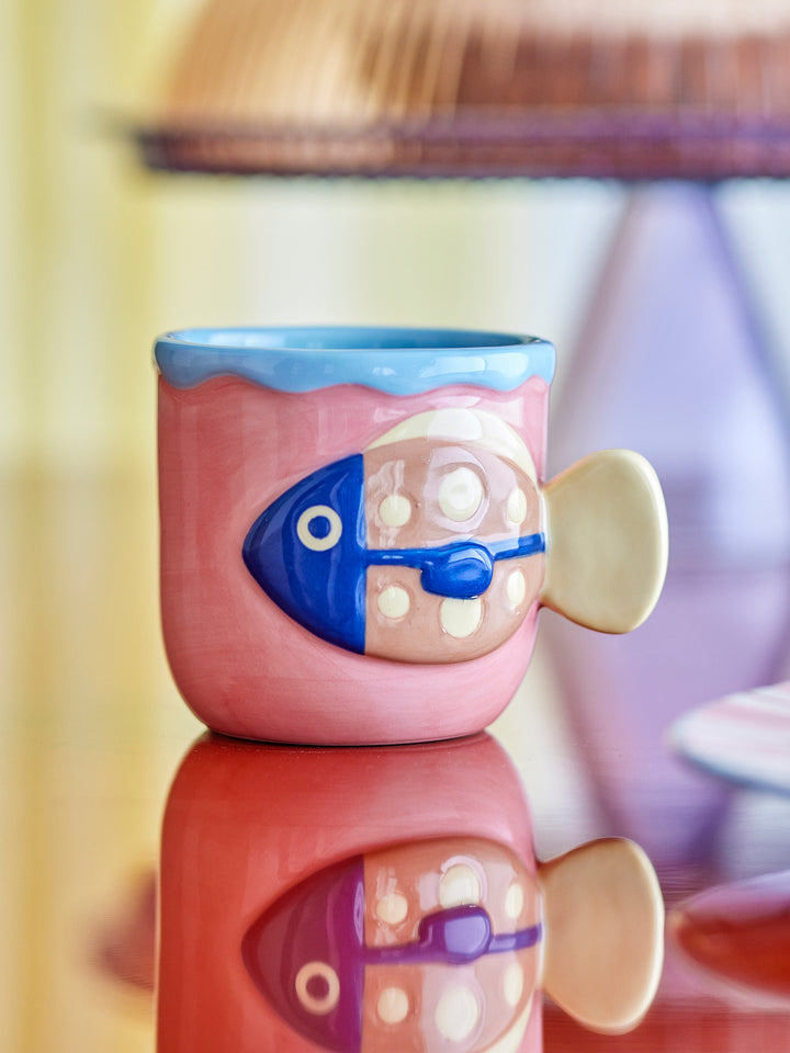 Set Căni Ceramice Multicolore Willy Bloomingville - Imagine 6
