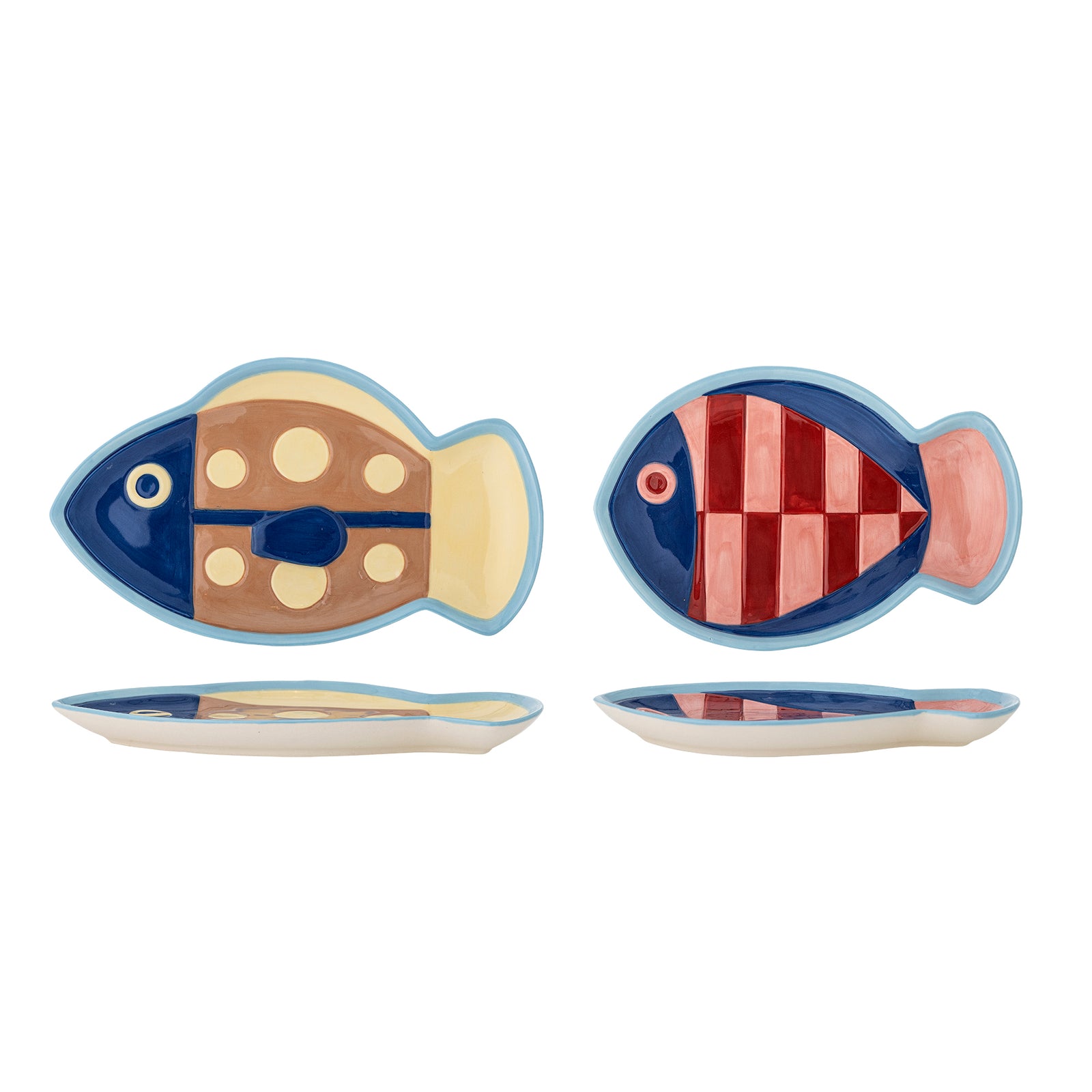 Set Farfurii Ceramice Multicolore Bloomingville - Imagine 1