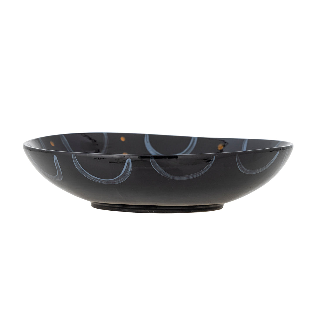 Bol Ceramic Multicolor Pictat Manual Bloomingville - Imagine 2