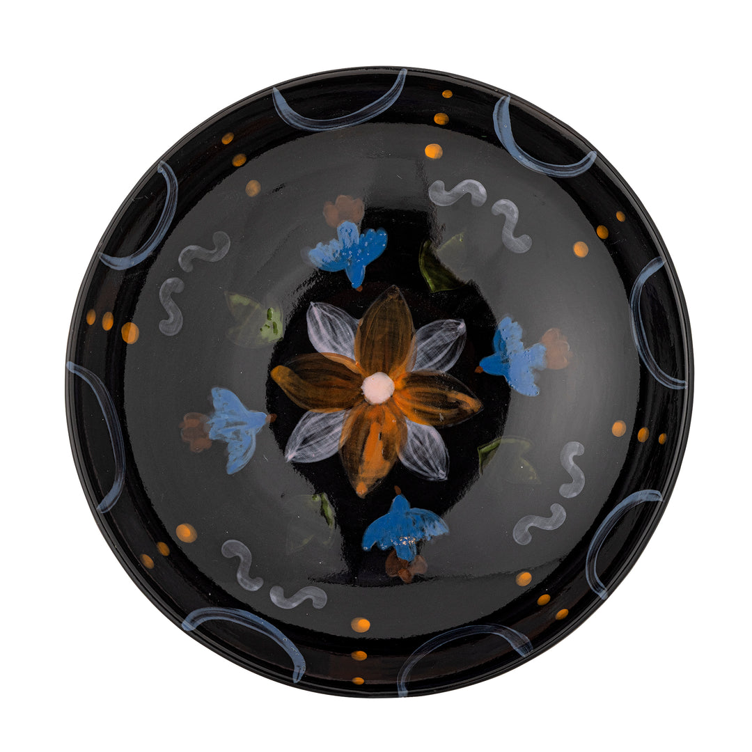 Bol Ceramic Multicolor Pictat Manual Bloomingville - Imagine 3
