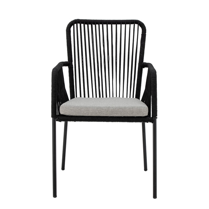 Scaun Dining Metal Negru Bloomingville - Imagine 1