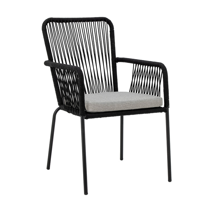 Scaun Dining Metal Negru Bloomingville - Imagine 2