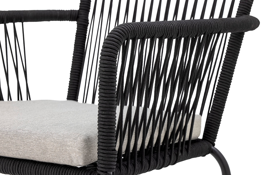 Scaun Dining Metal Negru Bloomingville - Imagine 3