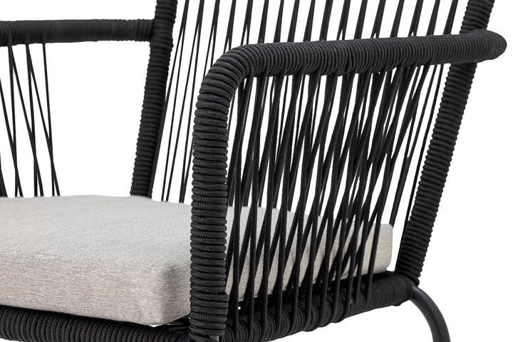 Scaun Dining Metal Negru Bloomingville - Imagine 3