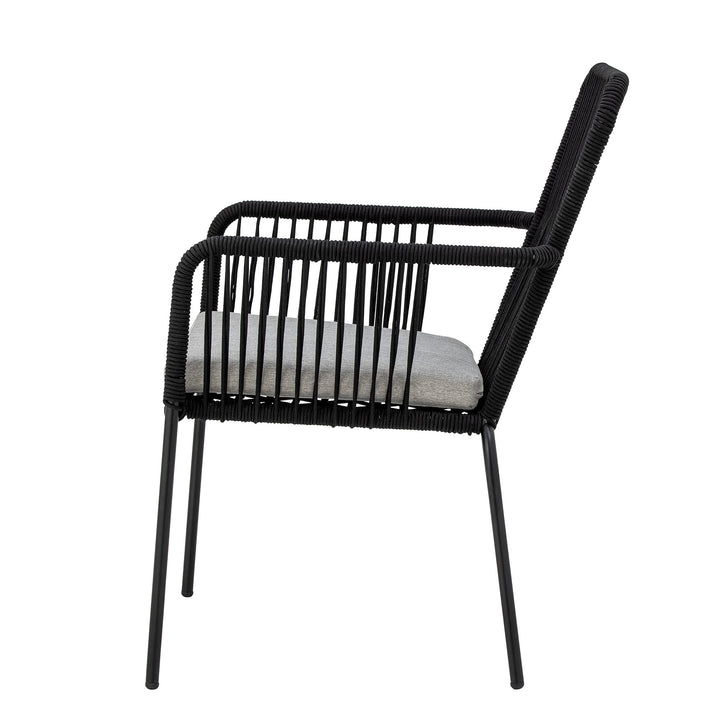 Scaun Dining Metal Negru Bloomingville - Imagine 5