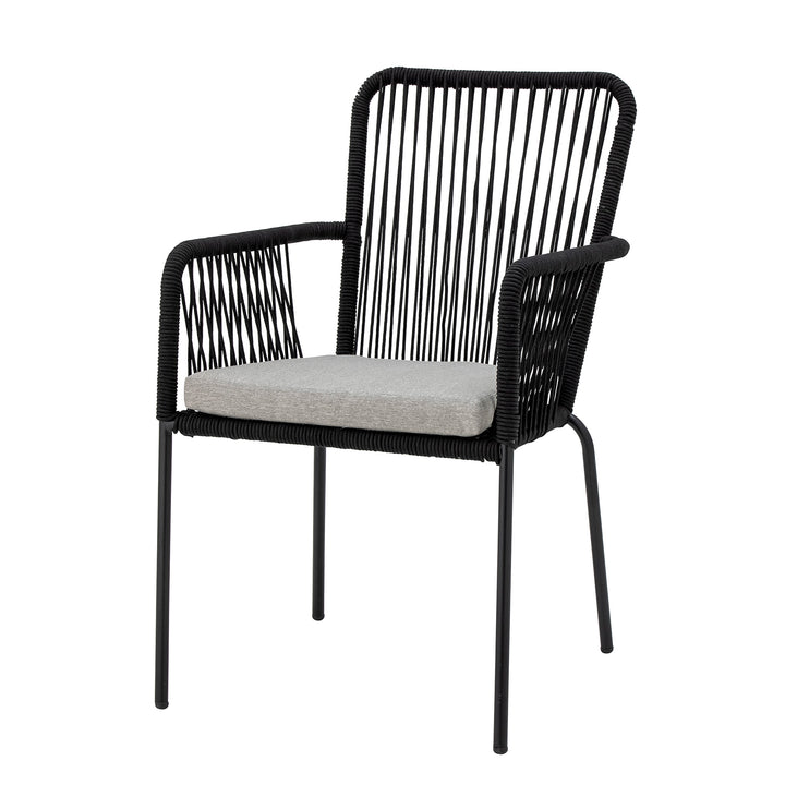 Scaun Dining Metal Negru Bloomingville - Imagine 6