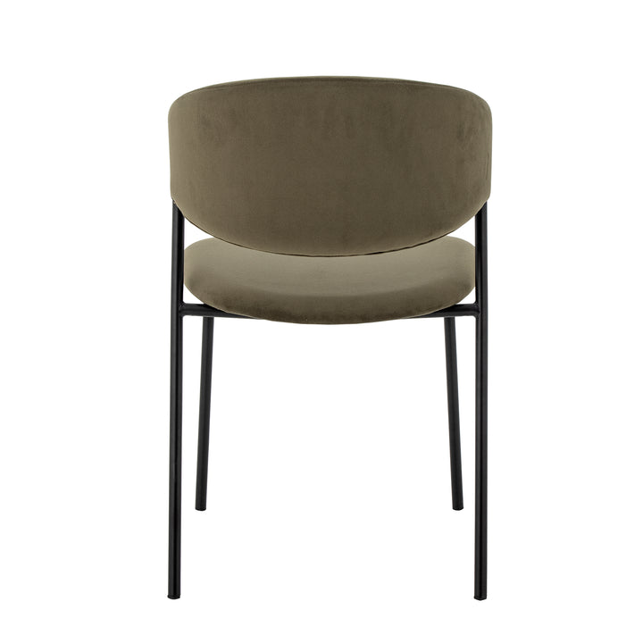 Scaun Dining Verde Poliester Reciclat Bloomingville - Imagine 6