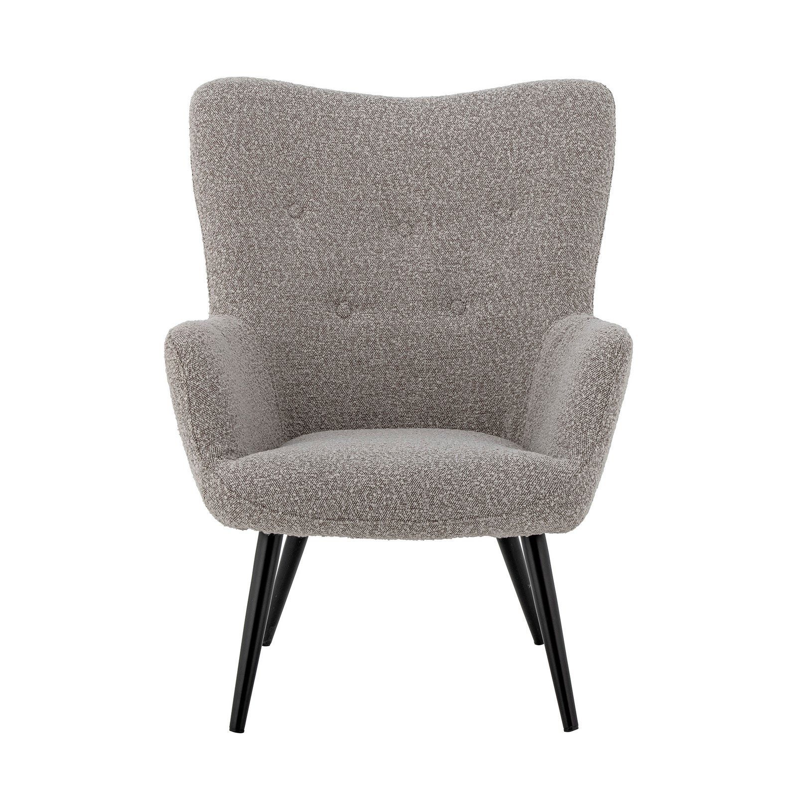 Fotoliu Lounge Natural Bouclé Bloomingville - Imagine 1