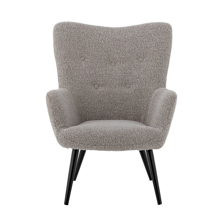 Fotoliu Lounge Natural Bouclé Bloomingville - Imagine 1