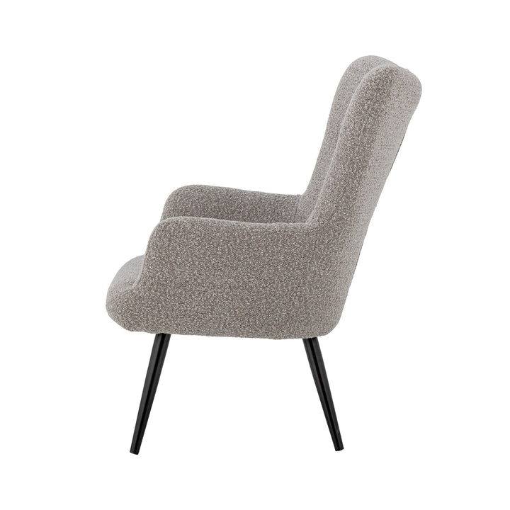 Fotoliu Lounge Natural Bouclé Bloomingville - Imagine 3