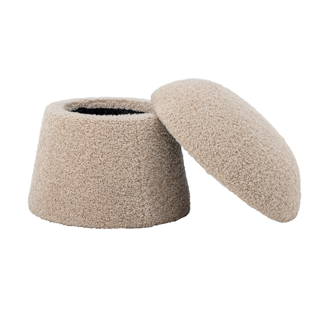 Taburet Bocca Bej Bloomingville - Imagine 2