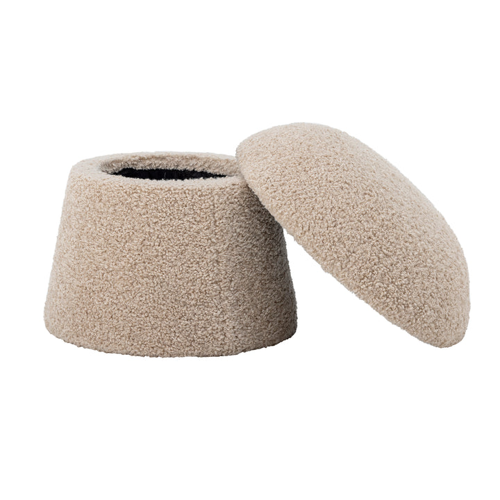 Taburet Bocca Bej Bloomingville - Imagine 2