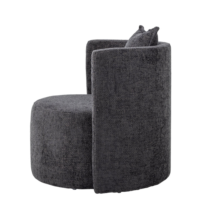 Fotoliu Gri Chenille Bloomingville - Imagine 3
