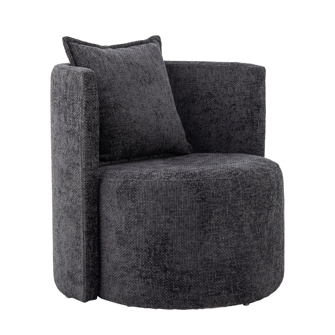 Fotoliu Gri Chenille Bloomingville - Imagine 5