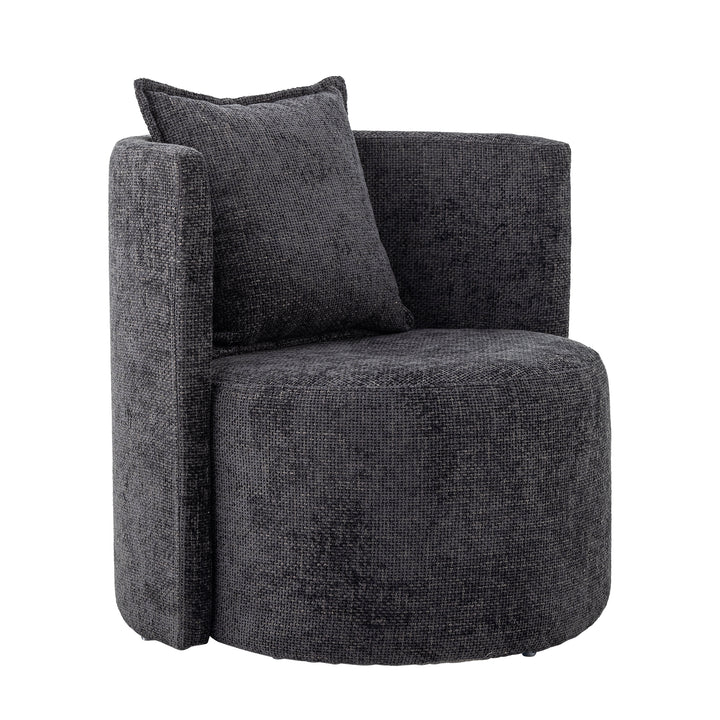 Fotoliu Gri Chenille Bloomingville - Imagine 5