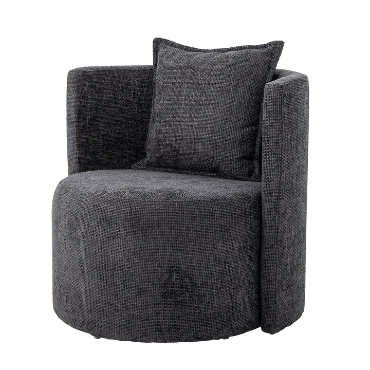 Fotoliu Gri Chenille Bloomingville - Imagine 6
