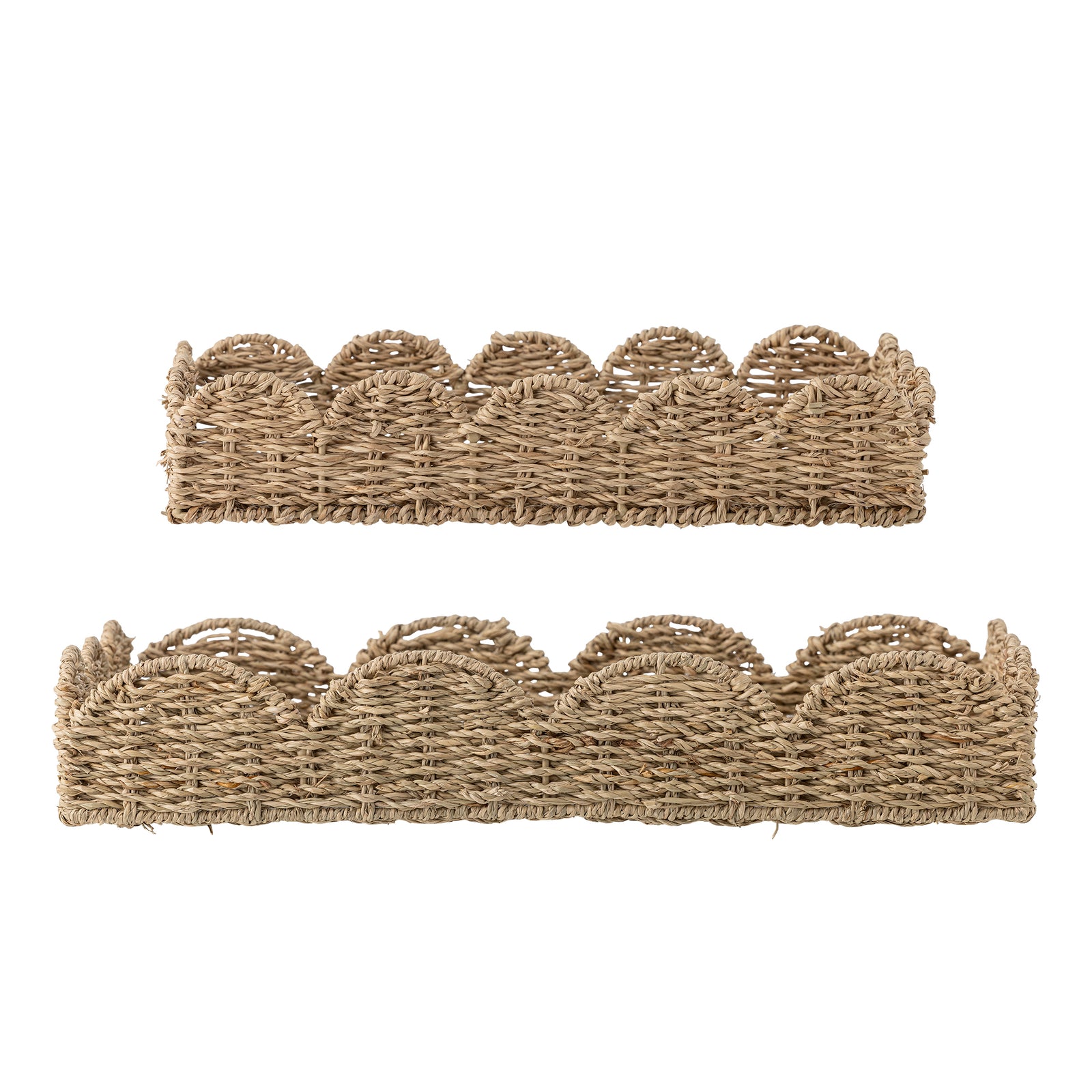 Tavă Servire Seagrass Natural Set 2 Bloomingville - Imagine 1