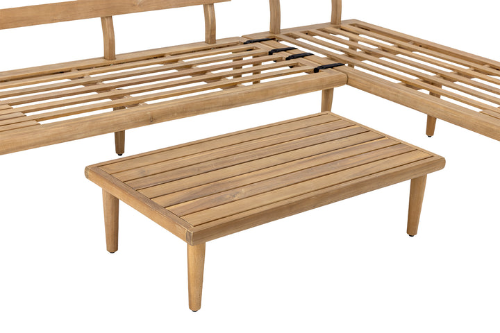 Set Lounge Cesano Natural Acacia Bloomingville - Imagine 5