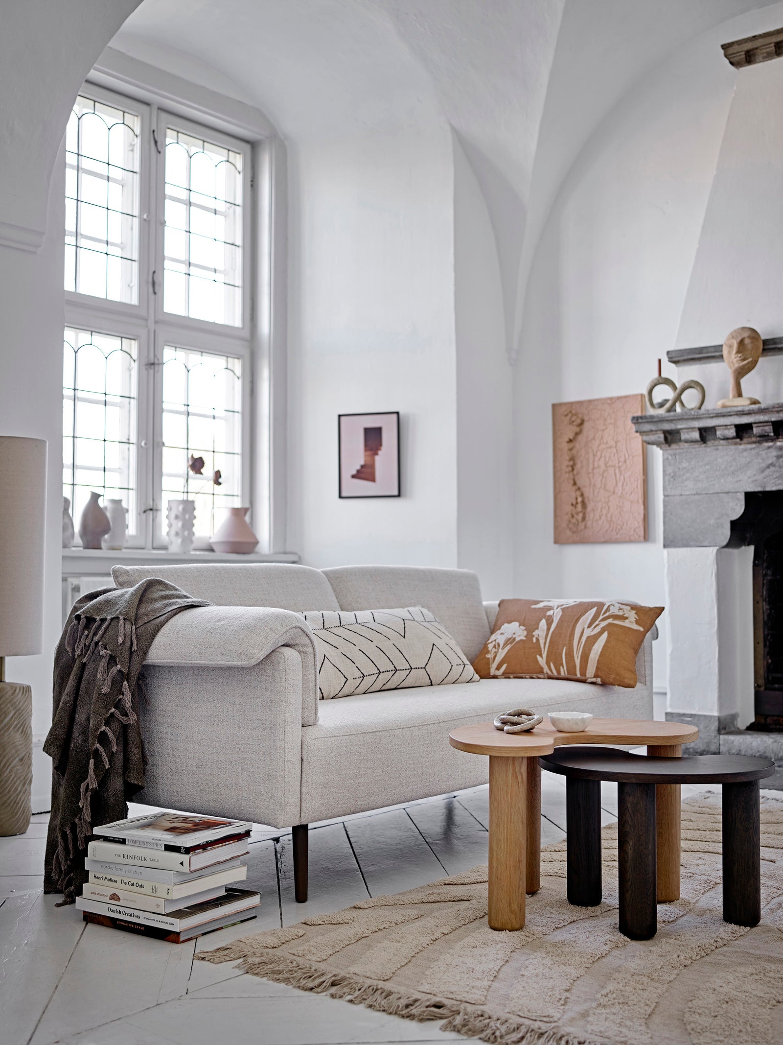 Masă Cafea Lemn Cauciuc Maro Bloomingville - Imagine 4