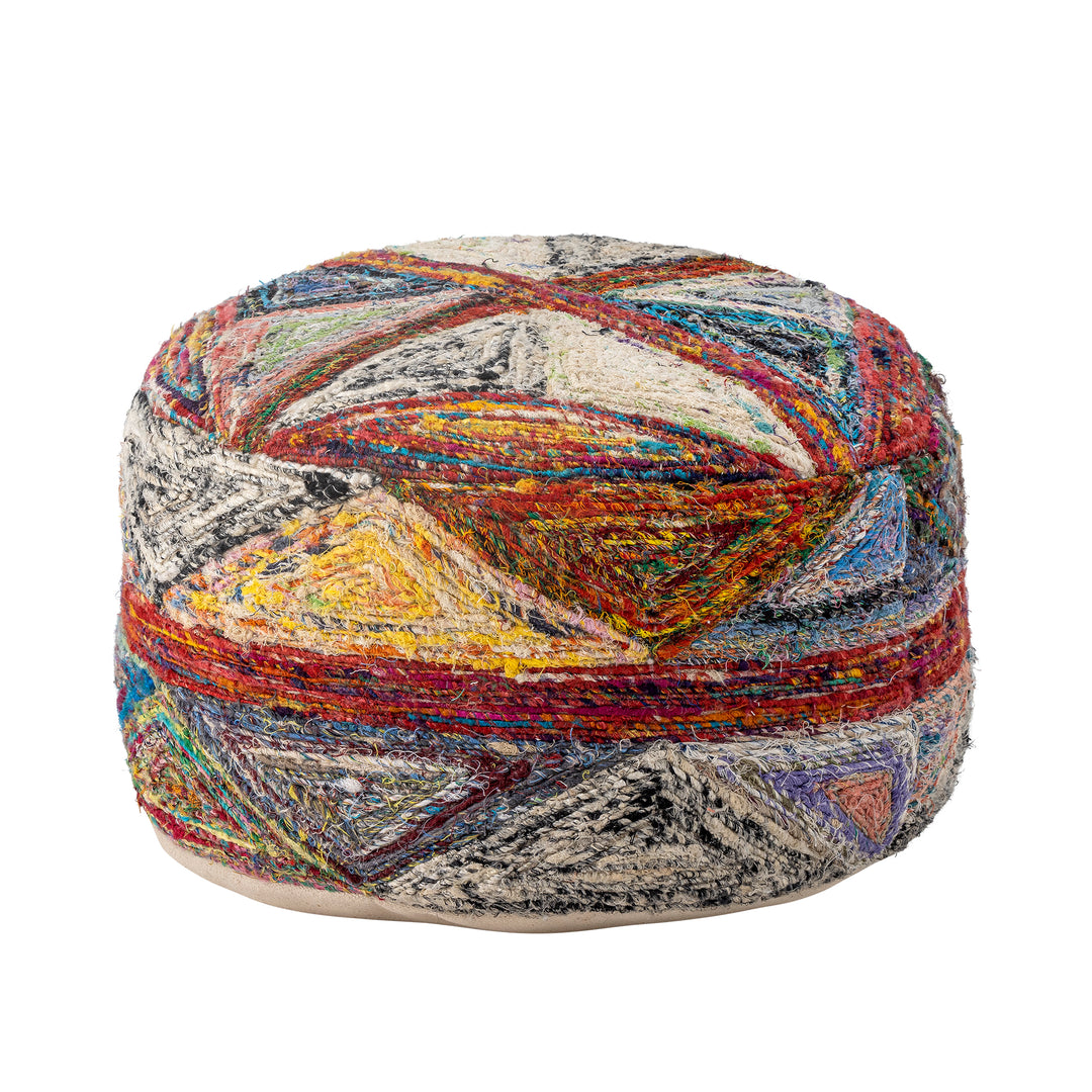 Pouf Multicolor Bumbac Bloomingville - Imagine 1