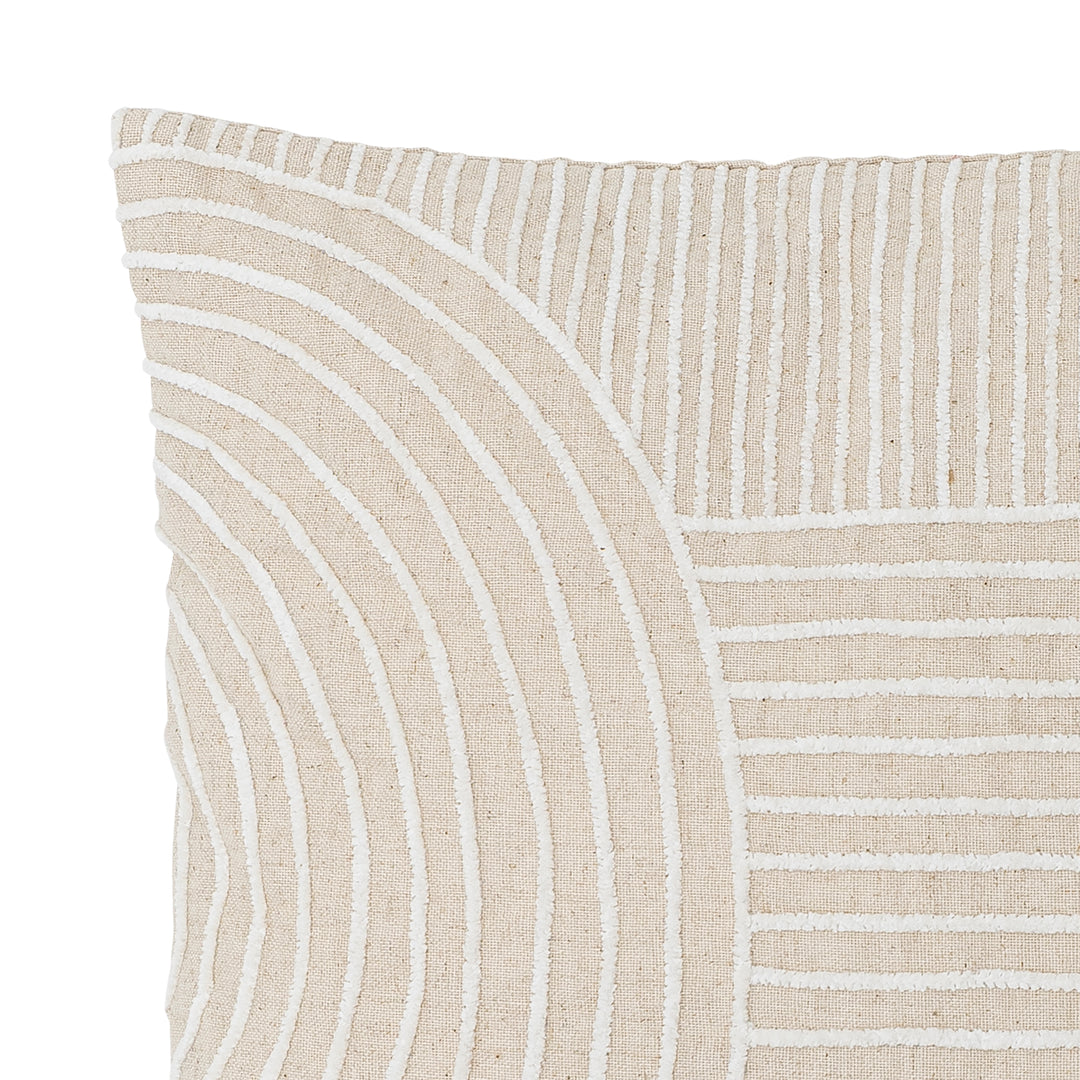Pernă Bumbac Natural Cu Broderie Bloomingville - Imagine 2