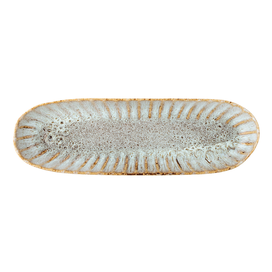 Platou Servire Ceramică Naturală Bloomingville - Imagine 2