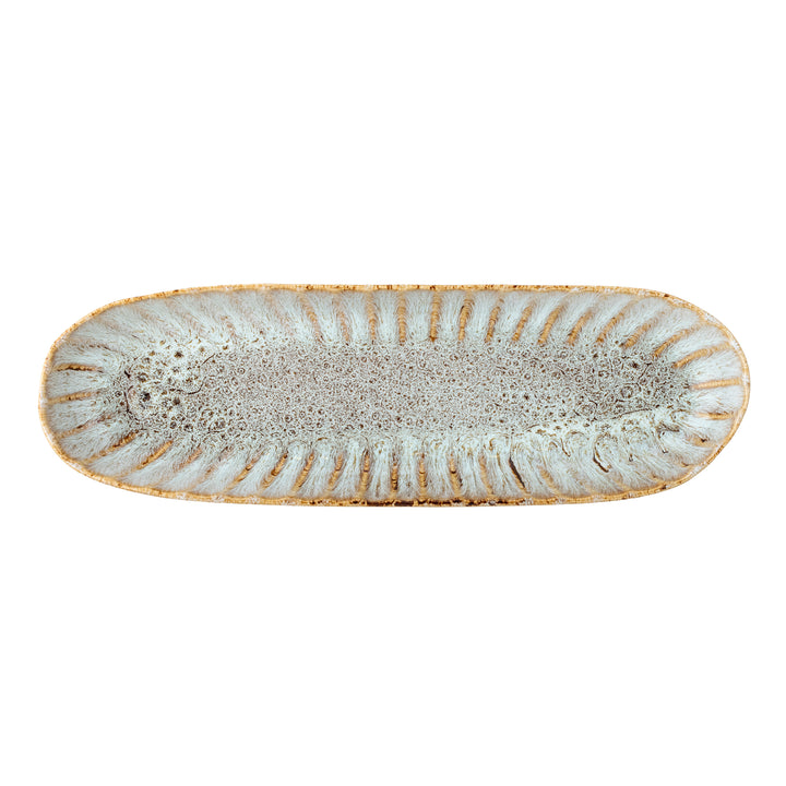 Platou Servire Ceramică Naturală Bloomingville - Imagine 2