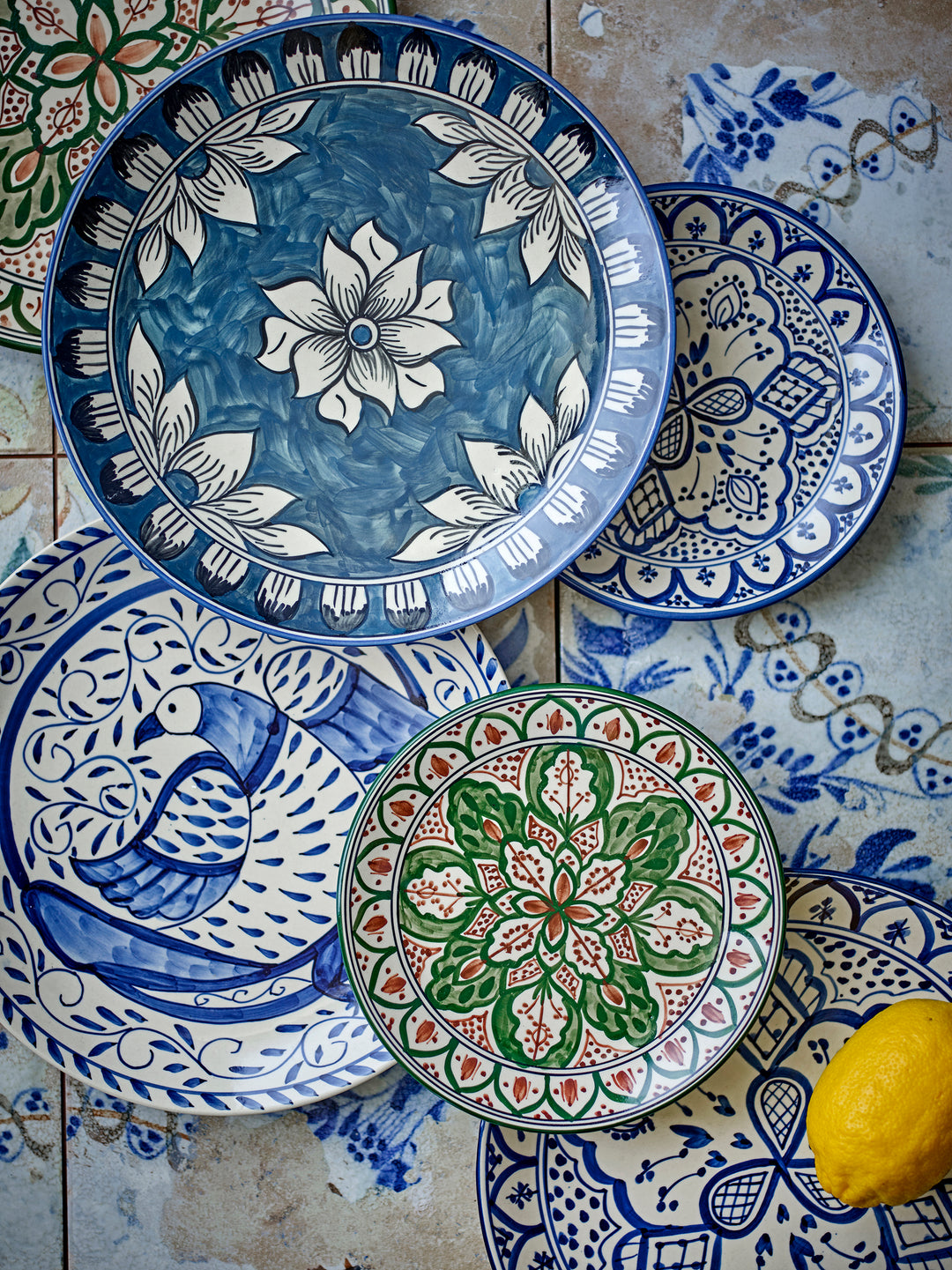 Farfurie Ceramică Albastră Karlie Bloomingville - Imagine 5