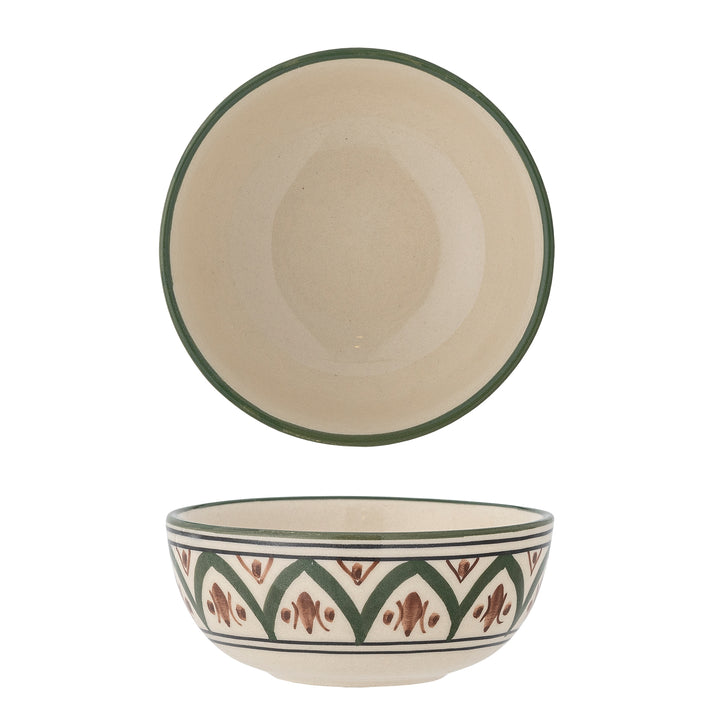Bol Ceramic Verde Bloomingville - Imagine 1