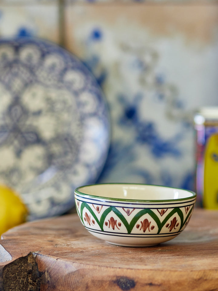 Bol Ceramic Verde Bloomingville - Imagine 4