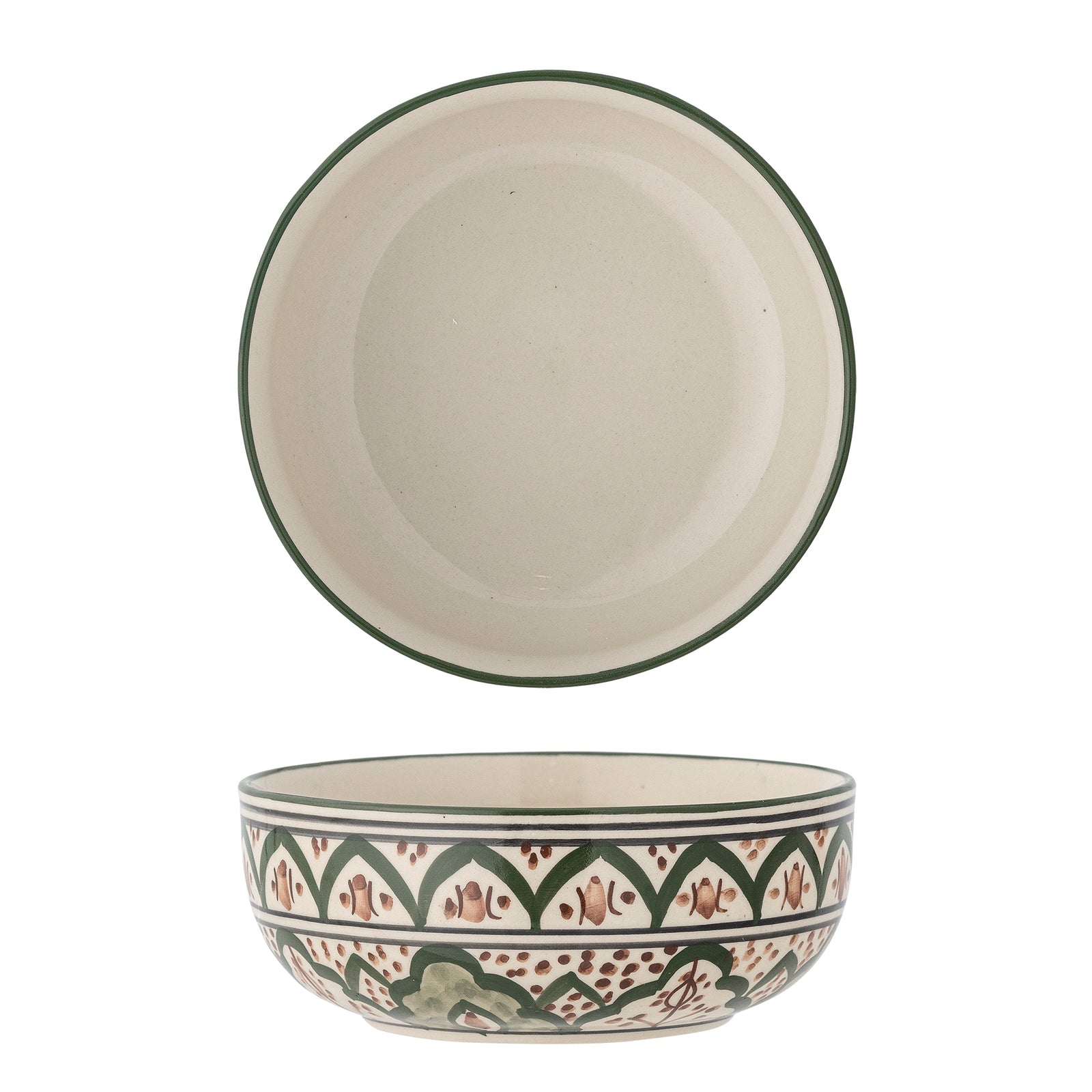Bol Ceramic Verde Bloomingville - Imagine 1