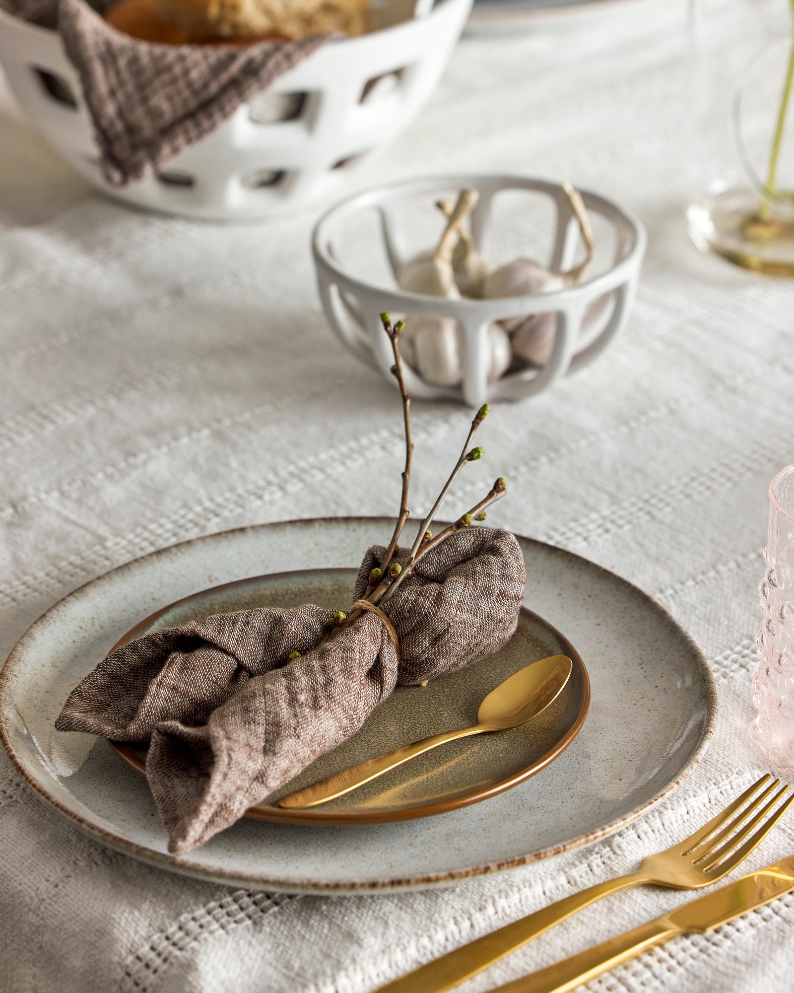 Set Farfurii Ceramică Natur Bloomingville - Imagine 2