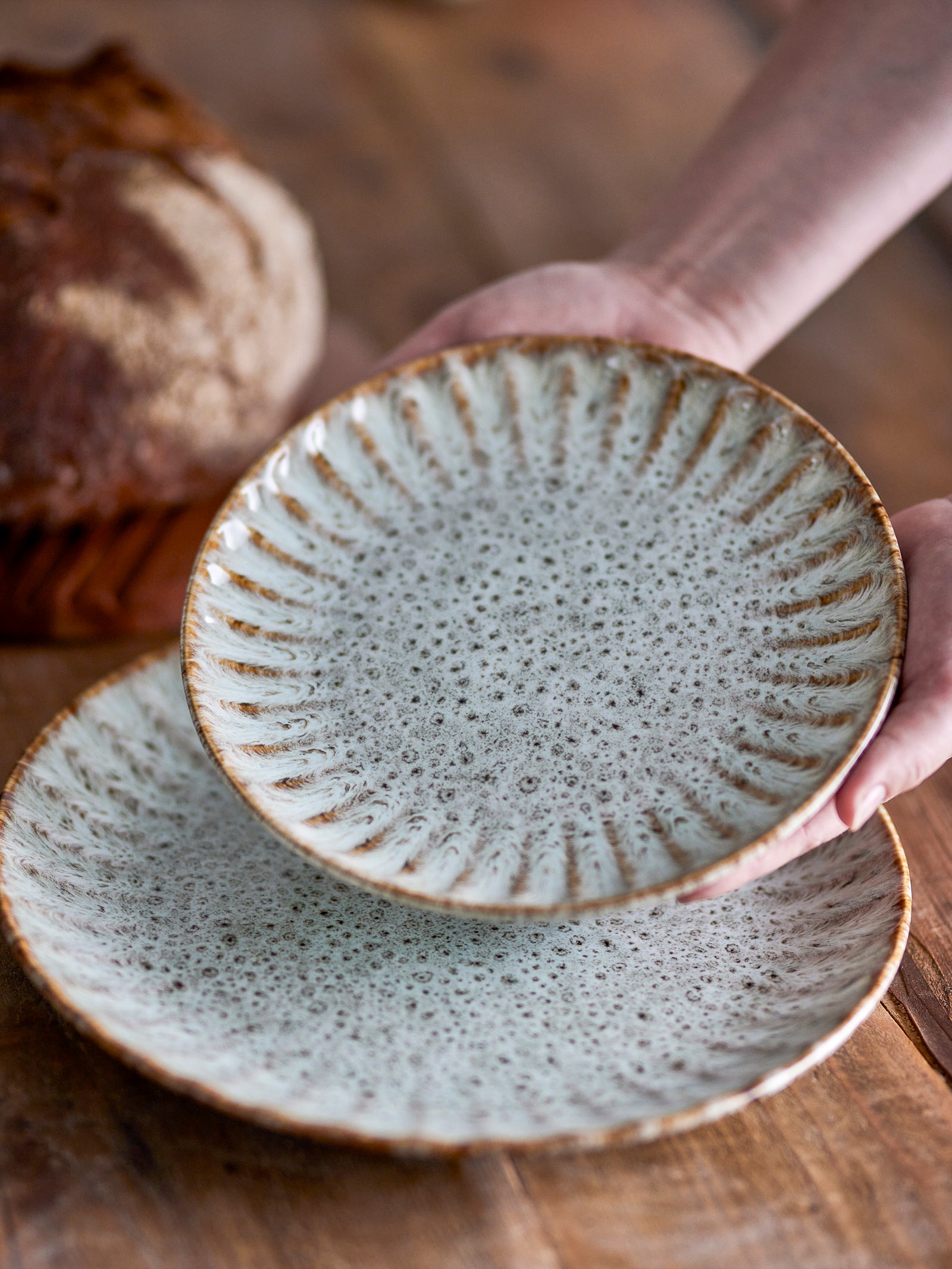 Farfurie Ceramică Naturală Bloomingville - Imagine 4