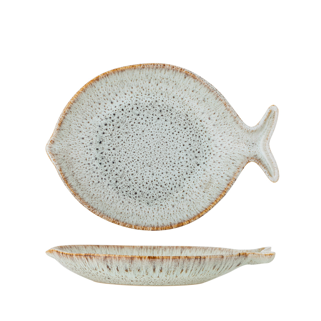 Farfurie Servire Ceramică Naturală Bloomingville - Imagine 1