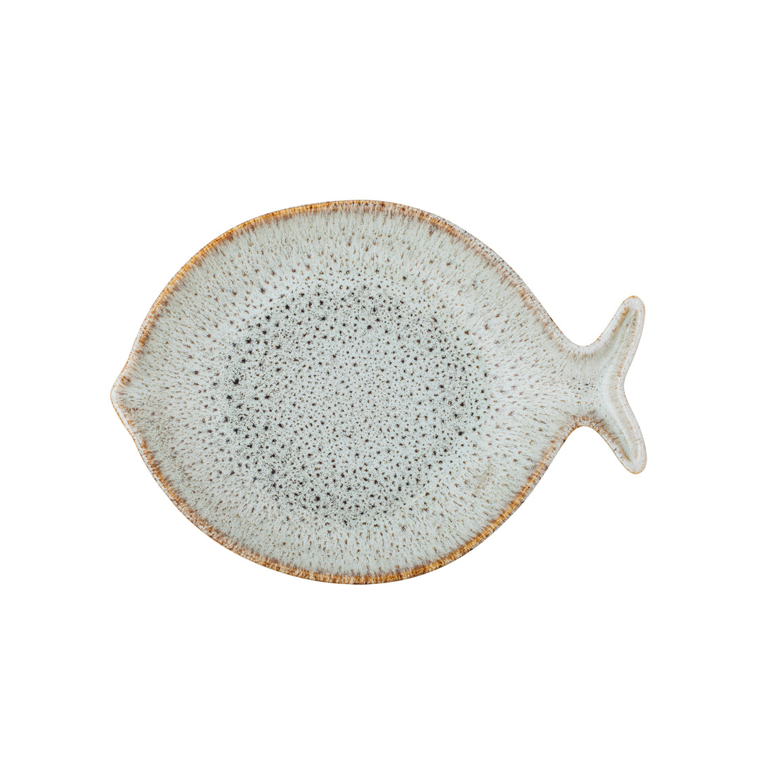 Farfurie Servire Ceramică Naturală Bloomingville - Imagine 3