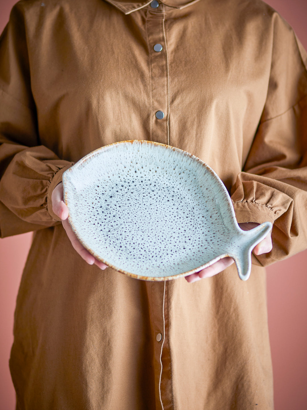 Farfurie Servire Ceramică Naturală Bloomingville - Imagine 4