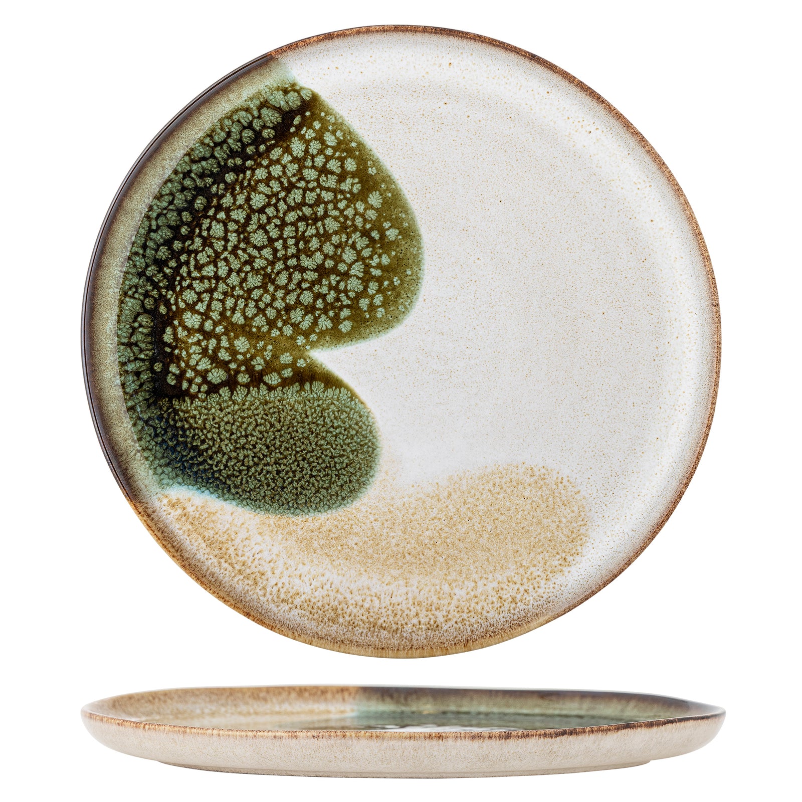 Farfurie Ceramică Verde Bloomingville - Imagine 1