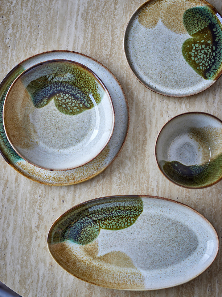 Farfurie Ceramică Verde Bloomingville - Imagine 5